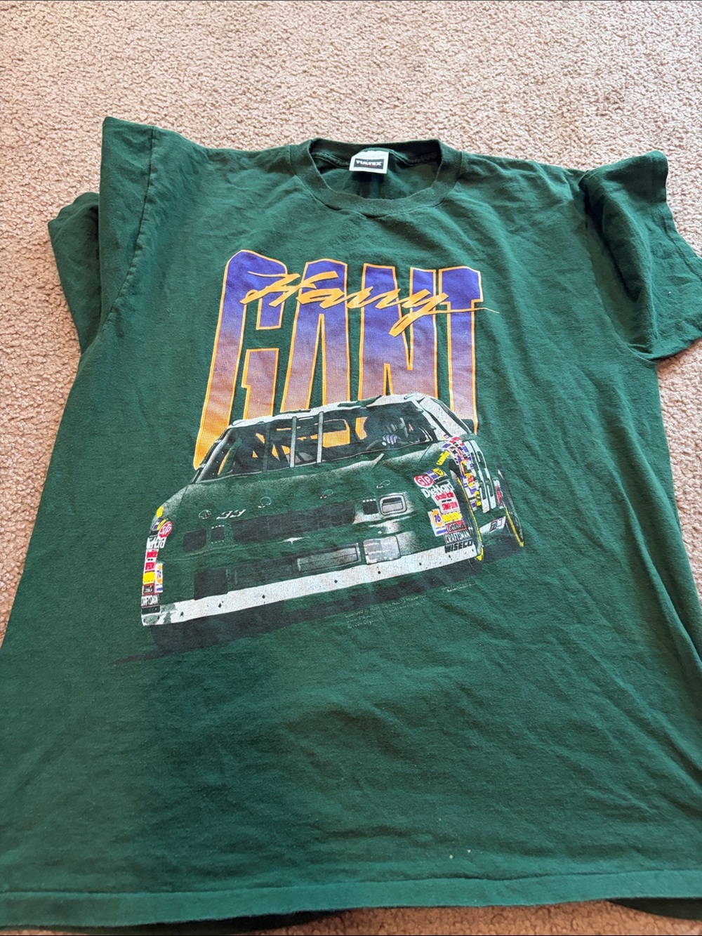 B71 Vintage 1994 NASCAR Harry Gant #33 Bandit Single Stitch Graphic XL SS Tee
